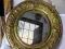 lustro stare ścienne złote w złotej ramie okrągłe
