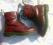 Dr.Martens#skóra bordo matowe tanio 36/37