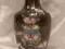 CHIŃSKI WAZON CLOISONNE, EMALIA KOMÓRKOWA, 16 CM