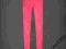 ABERCROMBIE różowe neon jeansowe spodnie rurki 14