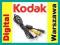 ORYGINALNY Kabel Audio-Video KODAK AV8 *W-WA* AV-8