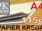 PAPIER KREDOWY A4 115g- KREDA -500 ARK.- GLOSS/MAT