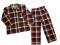 H&amp;M pizama w kratę 98 -104 spodnie bluza 2-4 L