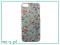 Etui iPhone 5c | Kwiaty granat Obudowa Pokrowiec