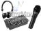 Zestaw dla DJa Mikser + Mikrofon + Słuchawki + Oka