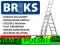 Drabiny: drabina aluminiowa BRIKS 3x13Z+FS 25X80mm