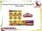 Ciastolina Play-Doh Zestaw 4 Tuby+2 Tuby GRATIS