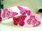 PrOmOcJa _ TASIEMKA MoTyLkI róż, różowe błysk