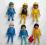 Playmobil Geobra figurki ludziki - 6 szt.
