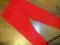 LEGGINSY CZERWONE 4-5 LAT