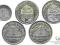 4028. Niemcy 1pf 1917, 25 pf 1909+11, 1 mk 1934+36