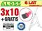 DRABINY drabina aluminiowa 3x10 ALOSS - 7,55m HIT!