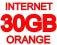 INTERNET NA KARTE ORANGE FREE LTE TRANSFER 30GB !