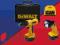 Zestaw  DEWALT DC740F2 wkrętarka + lampa 12V MOC