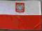 FLAGA FLAGI POLSKA POLSKI z ORŁEM 140x90cm. PROD