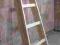 Drabina Drewniana 2x4 , 124 cm NOWA