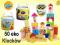 Playme KLOCKI DREWNIANE Sorter MIKI KUBUS 50 elem.