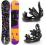 Nowy Snowboard Raven Grid Black 141cm + wiązania