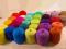 zestaw włóczek wełna/akryl 2175gr