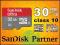 KARTA PAMIĘCI SANDISK ULTRA microSD 32GB CLASS 10