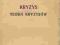 LITWIŃSKI KRYZYS TEORJI KRYZYSÓW / W-wa 1932