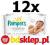 12x Chusteczki PAMPERS SENSITIVE 672szt ALOES PROM