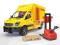BRUDER 02534 Mercedes Sprinter DHL + Wózek Widłowy