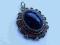 wisiorek z lapisem 925 srebro,
