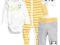 H&amp;M Komplet śpiochy body spodnie czapka 56  no