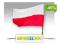 FLAGA FLAGI POLSKA POLSKI NARODOWA 70x45cm TEXICO