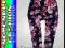 158 13 _ LEGGINSY FLORAL KWIATY LATO 3/4 _ NOWE