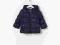 ZARA babyGILR KURTKA CIEPŁA GRANAT 6-9m. D118