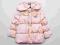 ZARA babyGILR KURTKA CIEPŁA RÓŻ 6-9m. D124