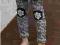 LEGGINSY  GETRY Z KWIATKAMI NA KOLANKACH 98/104