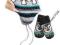 CZAPKA + RĘKAWICZKI _ WE WZORY _ H&amp;M _ 62 - 68