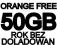 INTERNET ORANGE FREE 50GB WAZNE ROK BEZ DOŁADOWAŃ