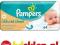 PAMPERS NATURALLY CLEAN 64szt. Chusteczki PROMOCJA