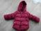 ZARA kurteczka bordo 74cm 6-9mcy na zimę