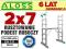 Rusztowanie aluminiowe 2x7 podest drabina ALOSS
