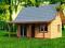 DREWNIANY DOMEK CAŁOROCZNY z TARASEM bez pozwlenia