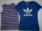 H&amp;M i Adidas koszulki roz 146/152