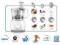 ROBOT KUCHENNY PHILIPS HR7627 NOWY 15 FUNKCJI GW
