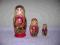 Babuszki matrioszki CCCP/ZSRR 3 szt.