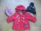 Kurteczka NEXT r 74, rękawiczki i czapka H&amp;M