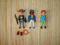 Playmobil, Geobra, 3 ludziki, figurki, nowe