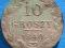 10 groszy z zaboru rosyjskiego 1840r.
