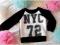 MODNA BLUZA NYC PIKOWANA UNIKAT 14-15 LAT