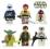 STAR WARS Yoda Han Solo Obi Wan Kenobi Robot 6 szt