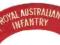 Australia-naszywka infanteria   3104