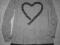 ZARA sweterek z sercem 3D __152 cm